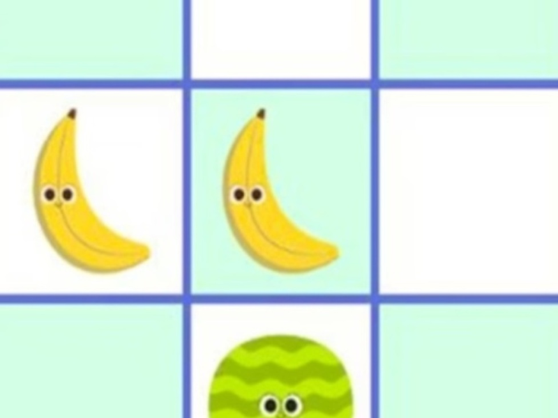 Spel Saftig Tic Tac Toe -strid  på nätet
