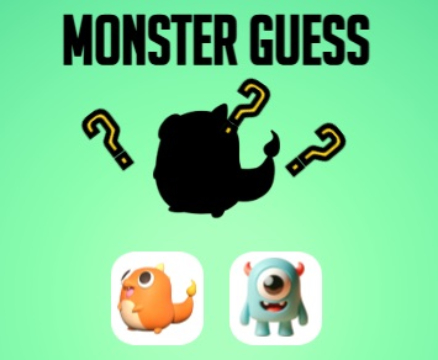Spel Monster gissa  på nätet