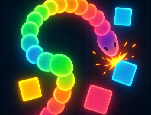 Spel Orm frenzy färgkollision  på nätet