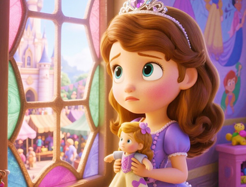 Spel Hitta skillnaderna: Prinsessan Sofia Friendship  på nätet