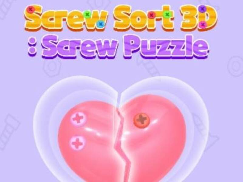 Spel Skruvsortering 3D-skruvpussel på nätet
