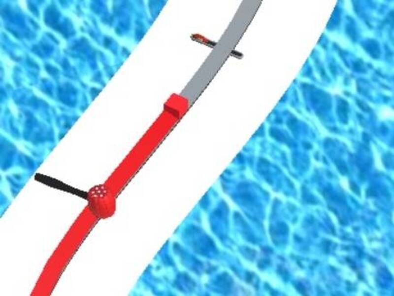 Spel Färgvägslinje 3D Draw and Roll Puzzle Runner på nätet