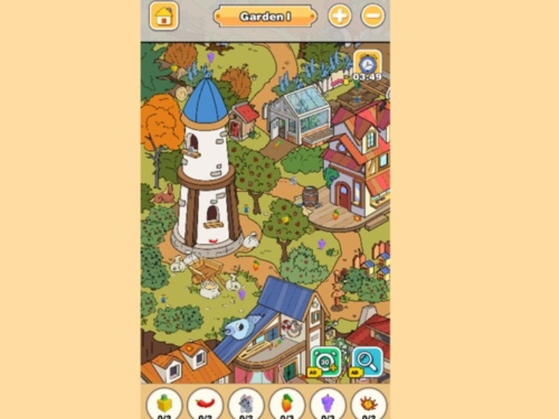 Spel Ta reda på det växa en trädgård på nätet