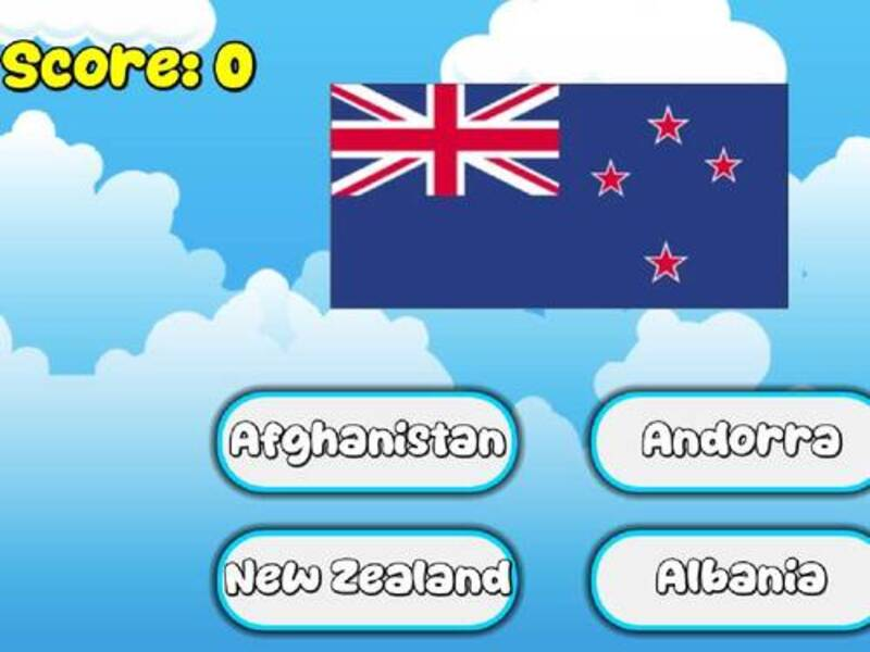 Spel 195 Country Flag Quiz på nätet