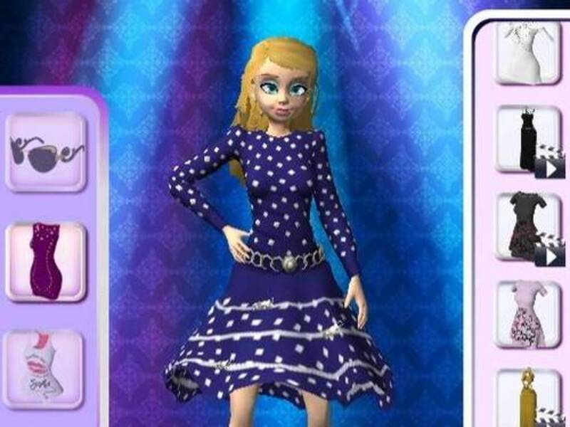 Spel Modelklänning makeover-spel på nätet