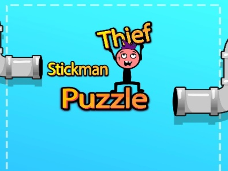 Spel Stickman tjuvpussel på nätet