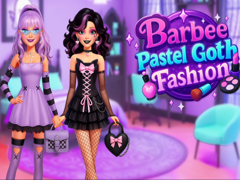 Spel Barbee pastell goth mode på nätet