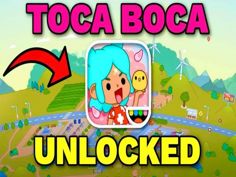 Spel Toca Boca Allt upplåst på nätet