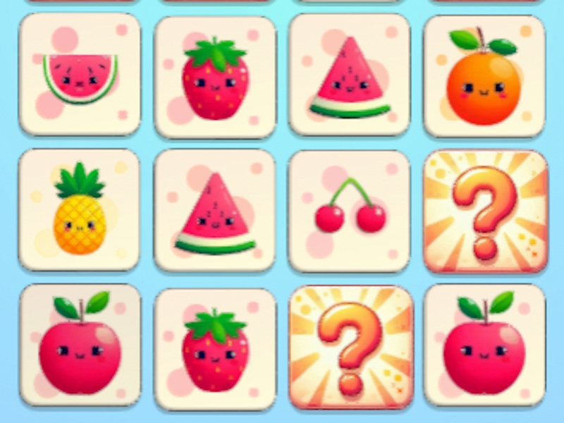 Spel Fruktmatch på nätet