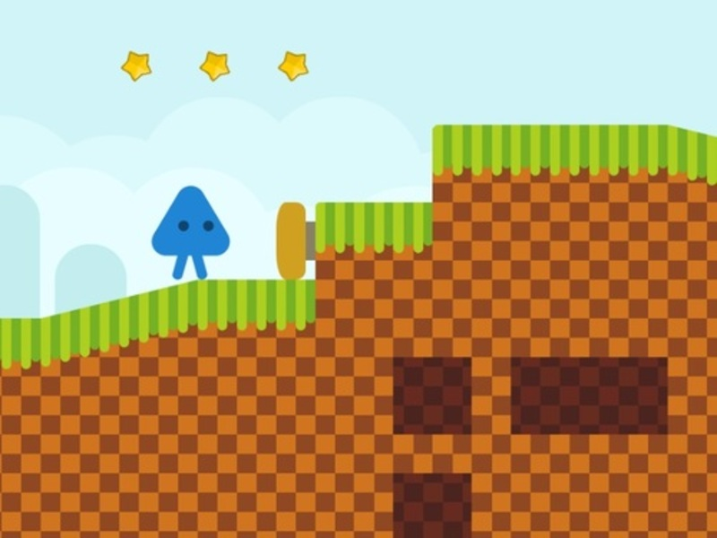 Spel Pixel streck ett höghastighetsäventyr på nätet