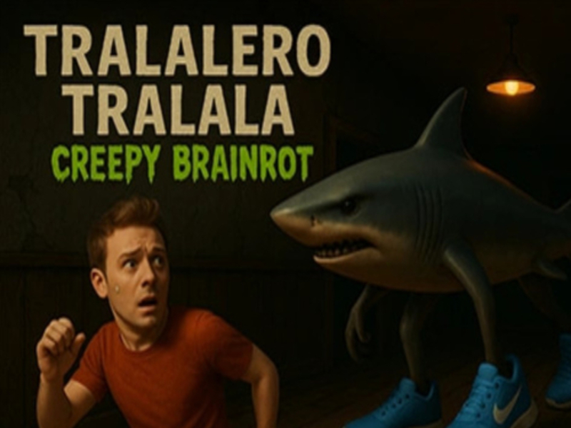 Spel Tralalero tralala läskig hjärna på nätet