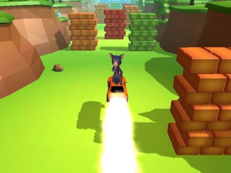 Spel Ratomilton Flying Car Race på nätet