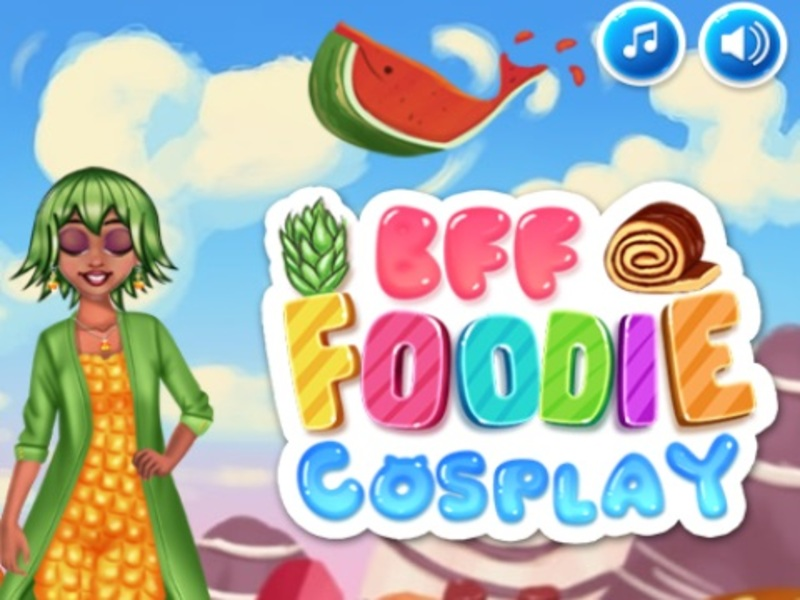 Spel BFF Foodie Cosplay på nätet