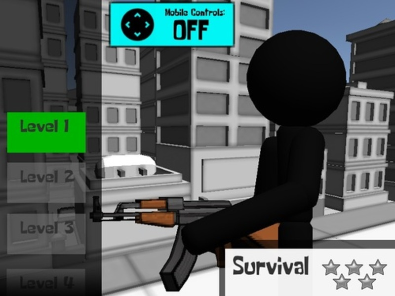 Spel Stickman Gun Shooter 3D på nätet