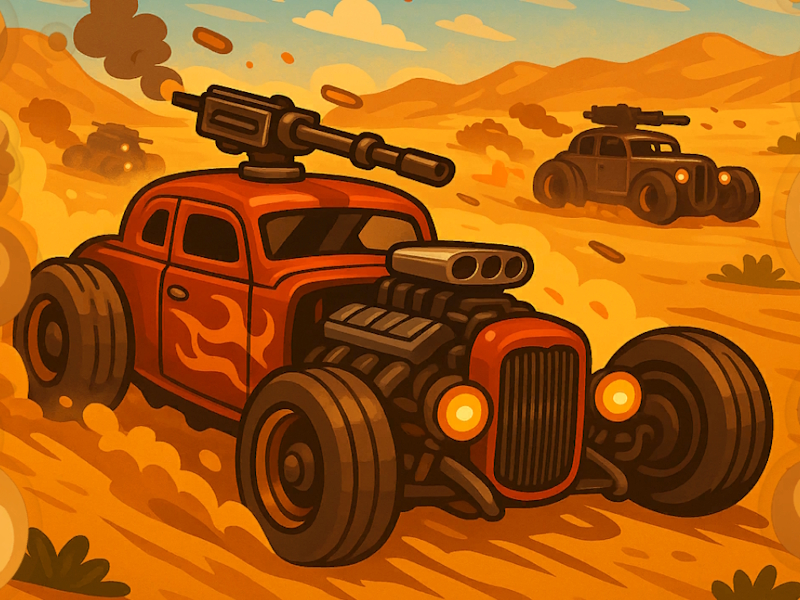 Spel Hot Rods Arena stjärnor på nätet