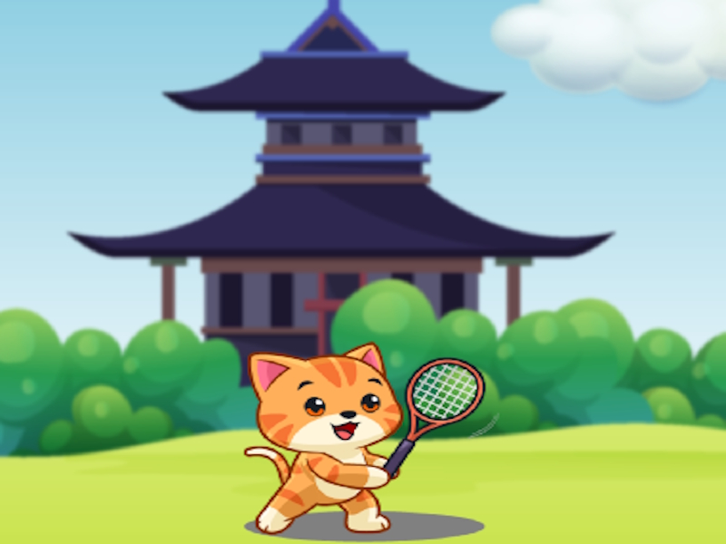 Spel Tennisstreck på nätet