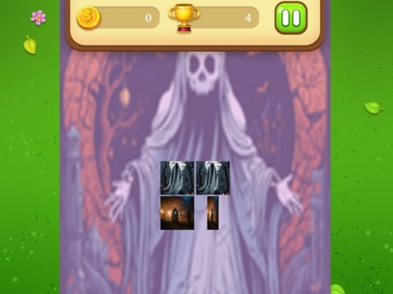 Spel Ghost Memory Match på nätet