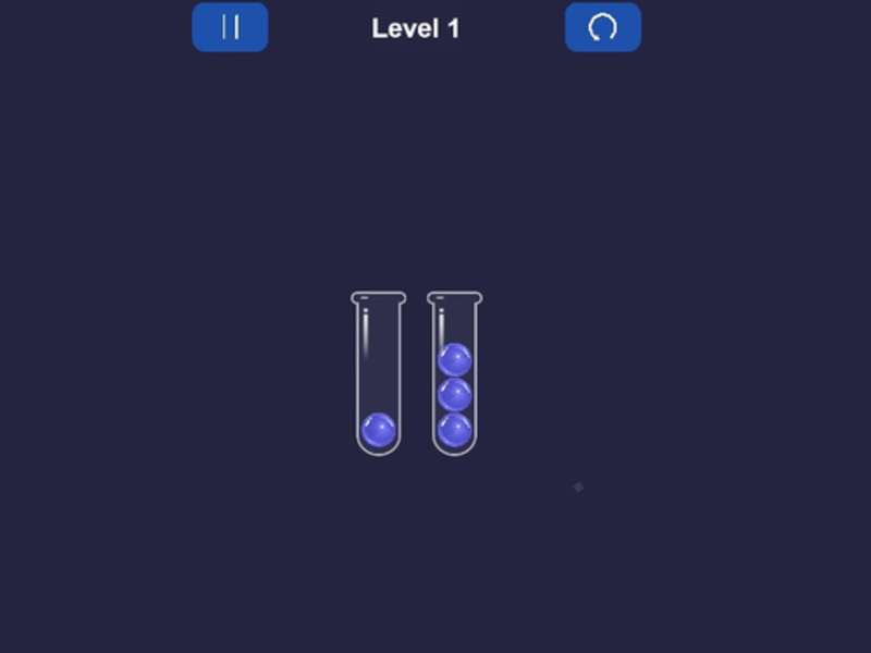 Spel Bollsortering på nätet