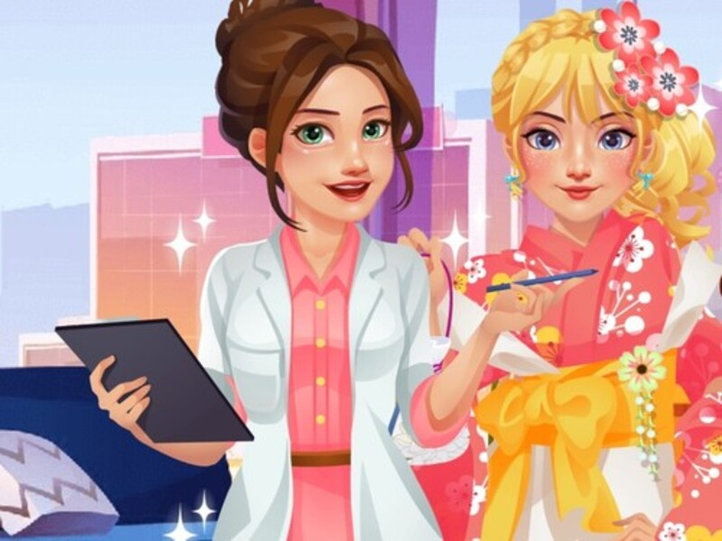 Spel Asmr skönhet japansk spa på nätet