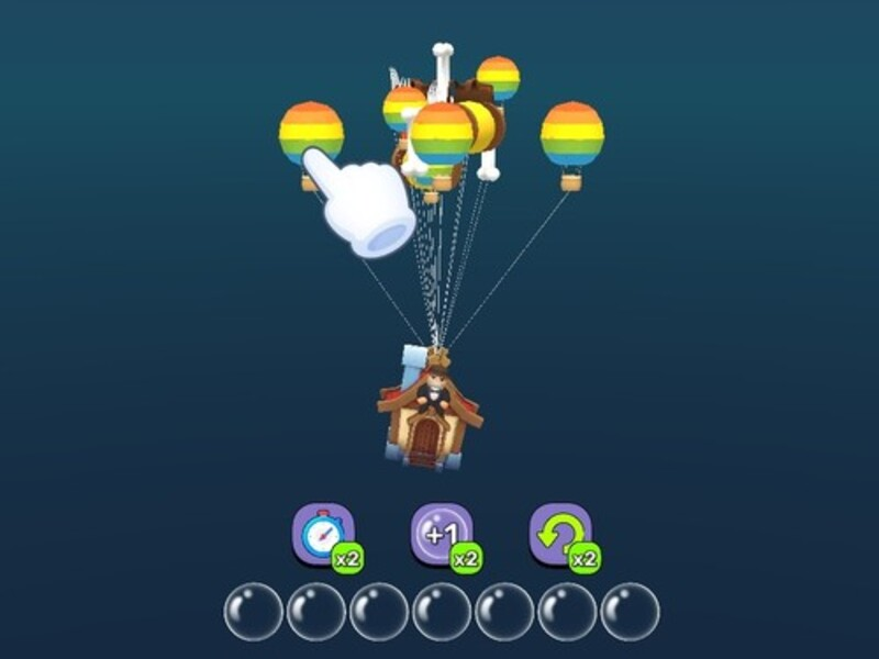 Spel Slå samman 3D-match 3-ballonger på nätet