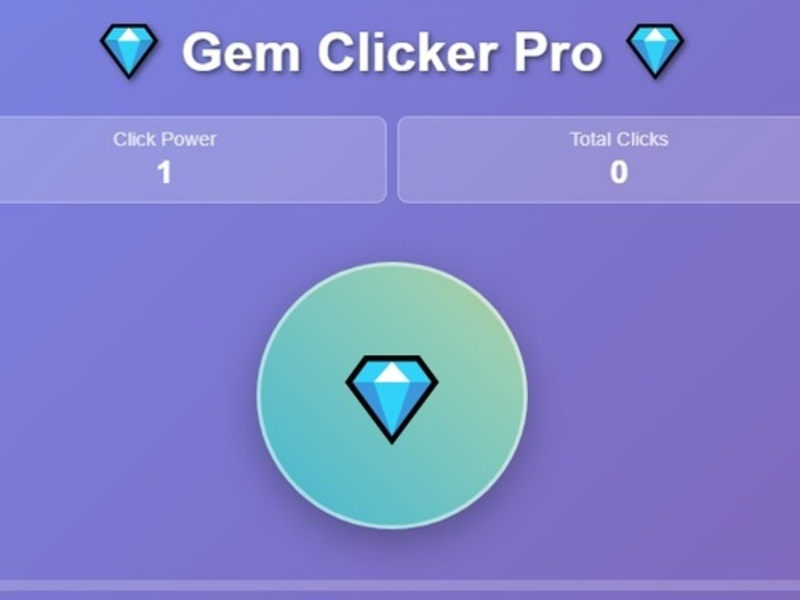 Spel Gem Clicker Pro på nätet