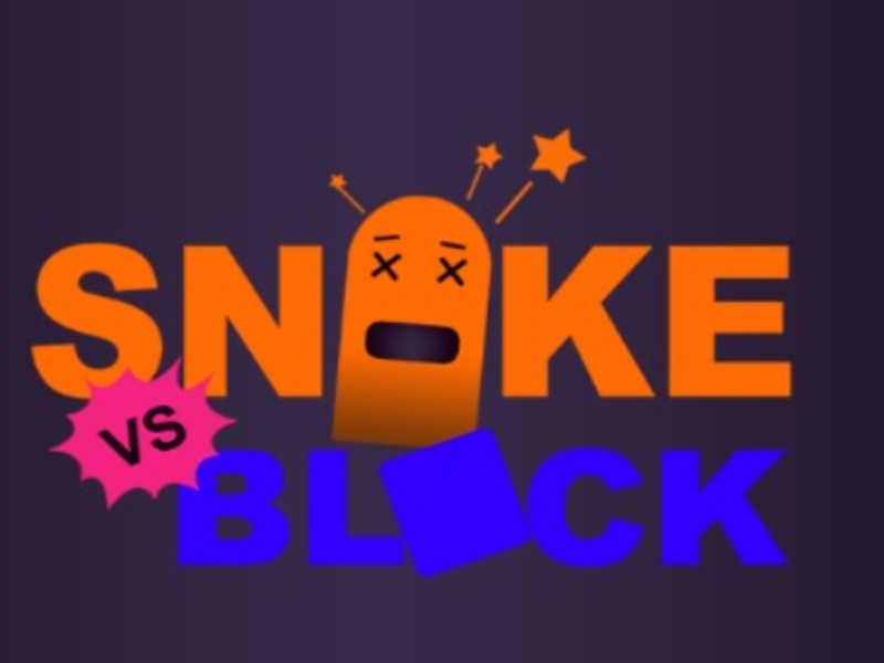Spel Orm vs block på nätet