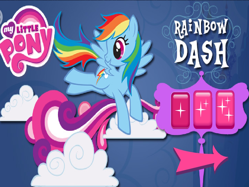 Spel Rainbow Dash's Cloud Bump på nätet