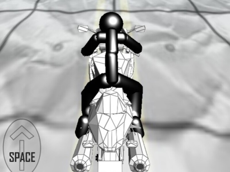 Spel Stickman zombie motorcykel racing på nätet