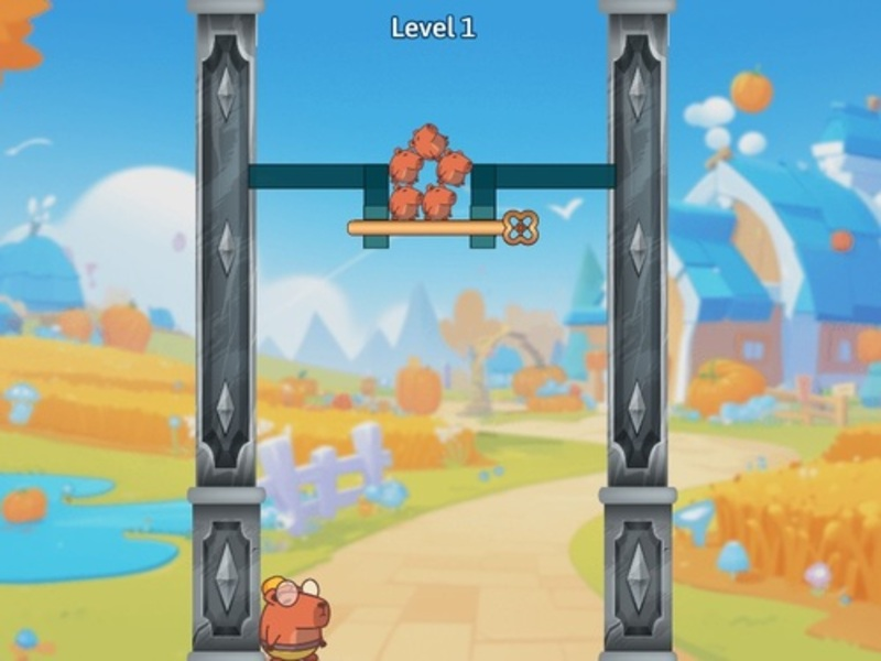 Spel Spara baby capybaras pall pin på nätet