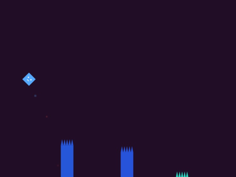 Spel Geometri Dash Neon Rush på nätet