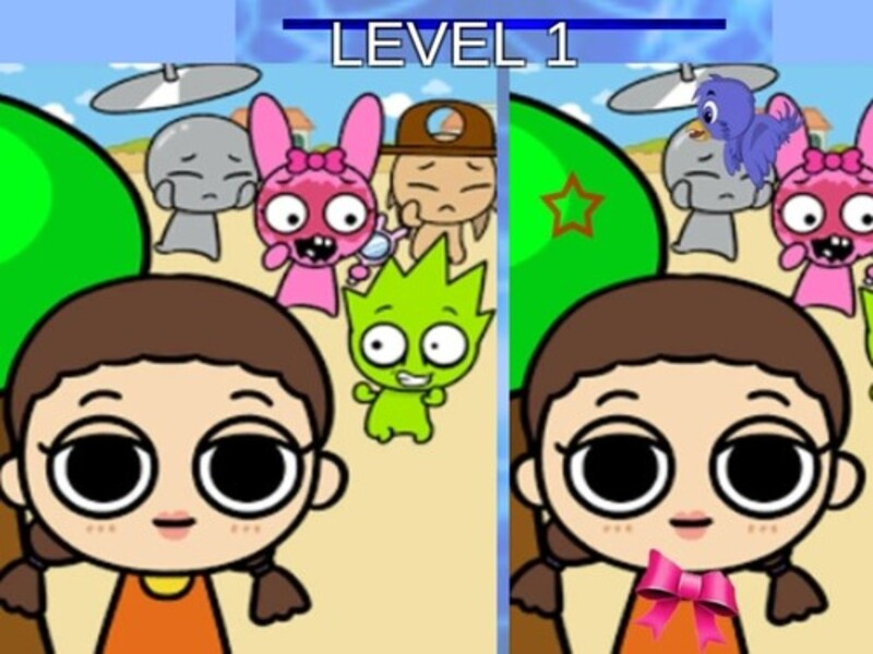Spel Sprunki och bläckfiskspelskillnad på nätet