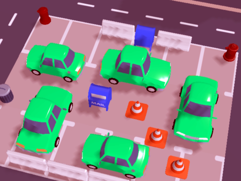 Spel Parkeringspollibilar på nätet