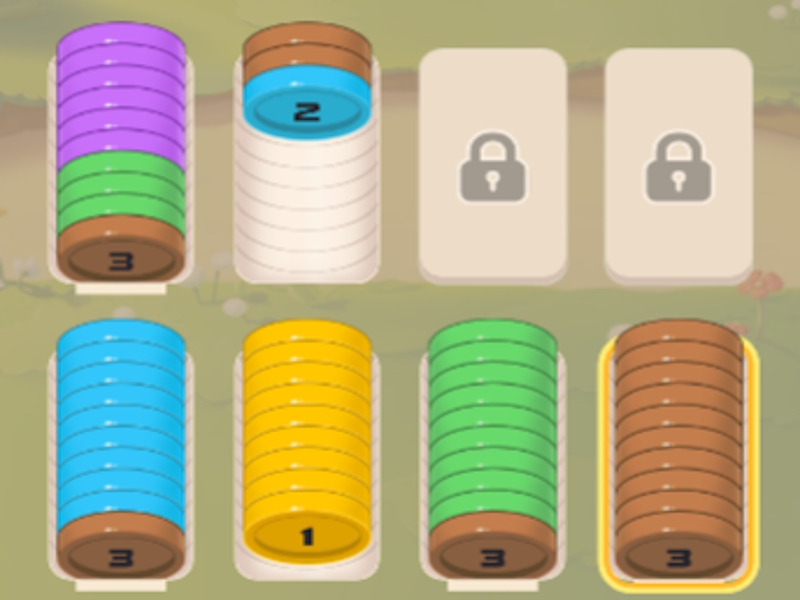 Spel Färgmynt på nätet