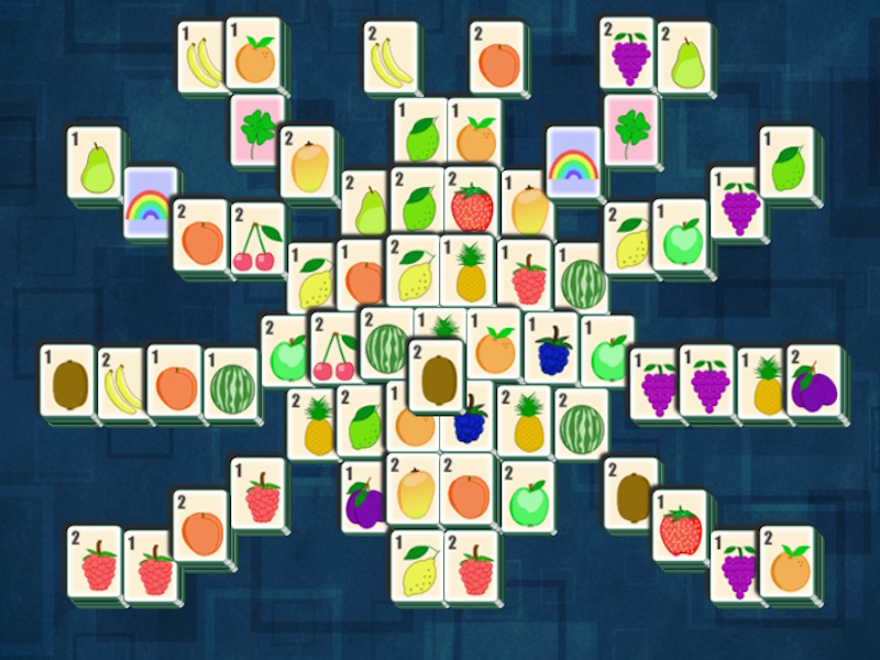 Spel Blå mahjong hd på nätet