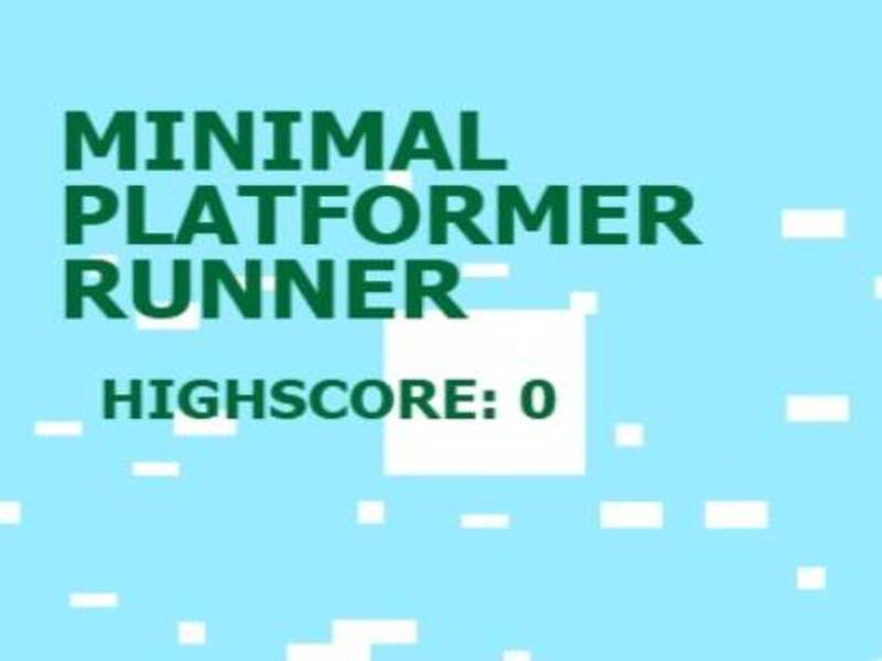 Spel Minimal plattformslöpare på nätet