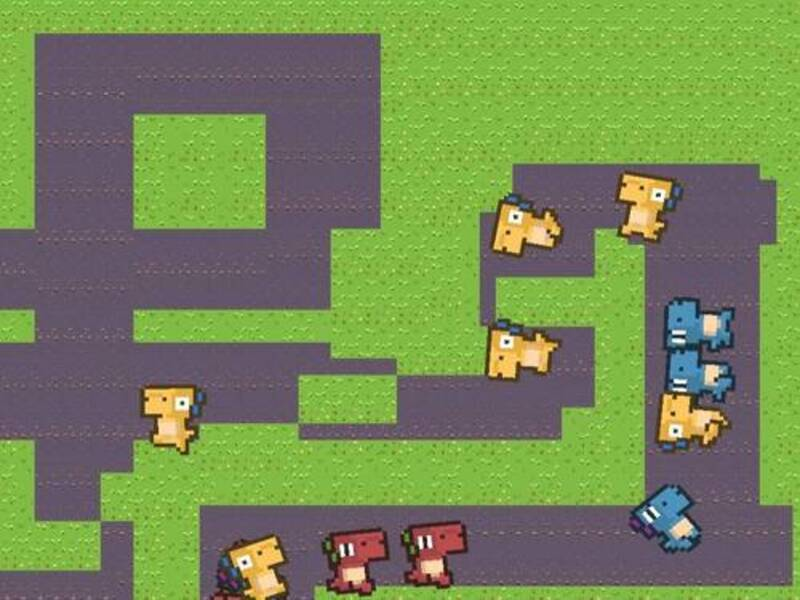 Spel Dino Defense 2d på nätet