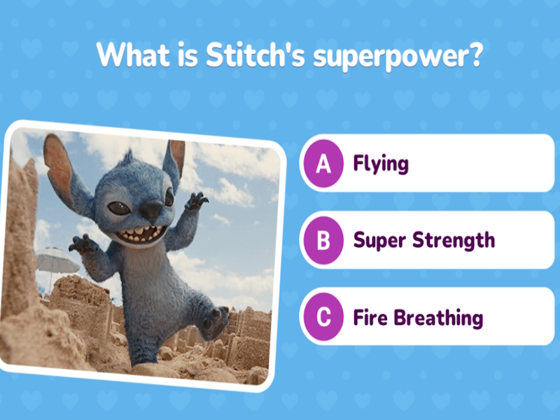 Spel Lilo & Stitch Quiz Challenge på nätet