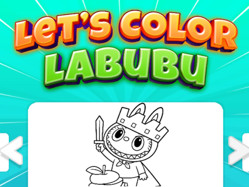 Spel Låt oss färg labubu på nätet