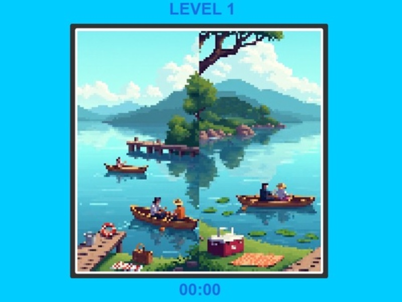 Spel Pixel Slide Puzzle på nätet