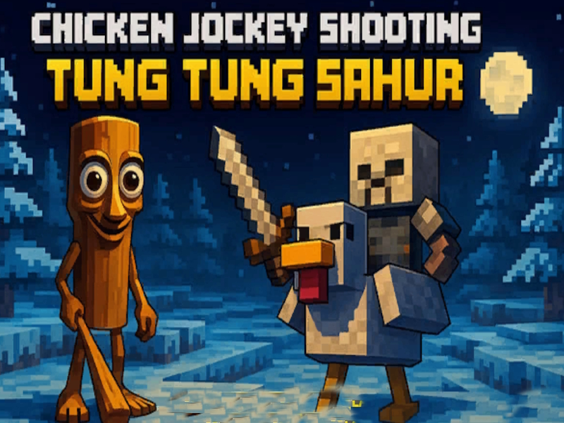 Spel Kycklingjockey skjutning tungtung Sahur på nätet