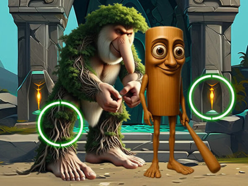 Spel Italiensk hjärnrot hitta skillnaderna på nätet