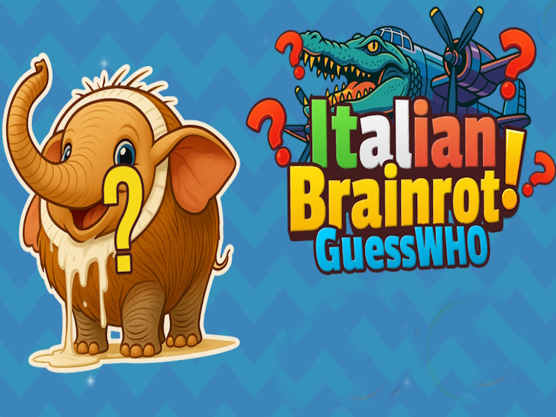 Spel Italiensk hjärnrot! Gissa vem på nätet