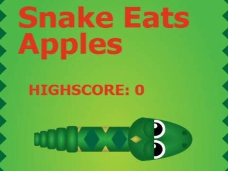 Spel Orm äter äpplen på nätet