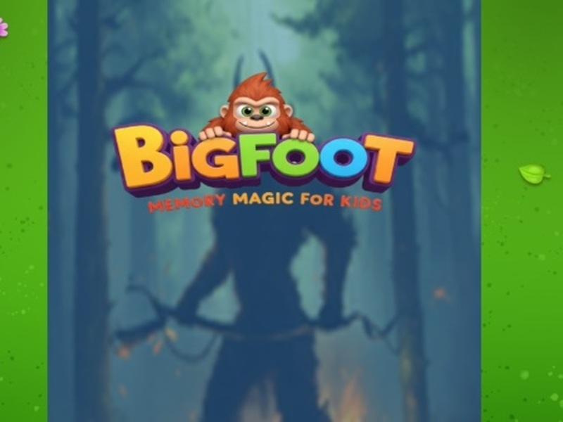 Spel Bigfoot Memory Magic för barn på nätet