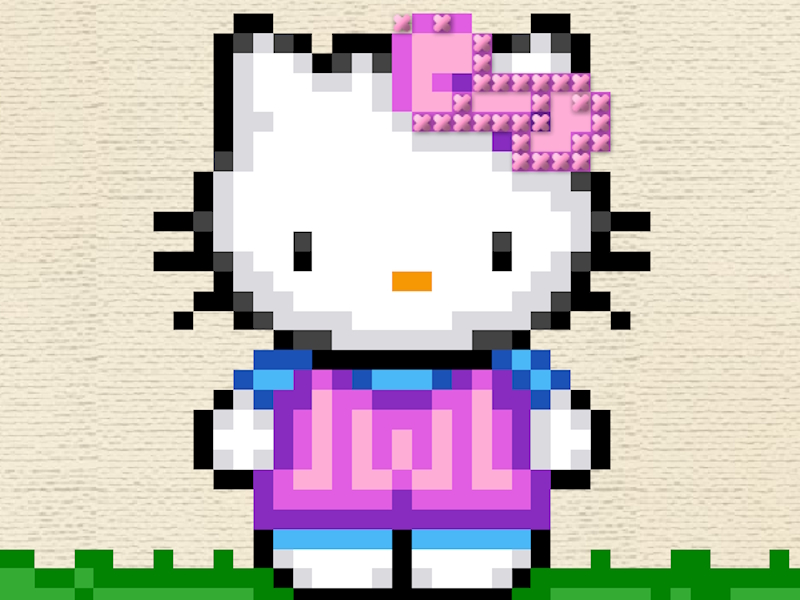 Spel Hello Kitty Cross Stitch på nätet