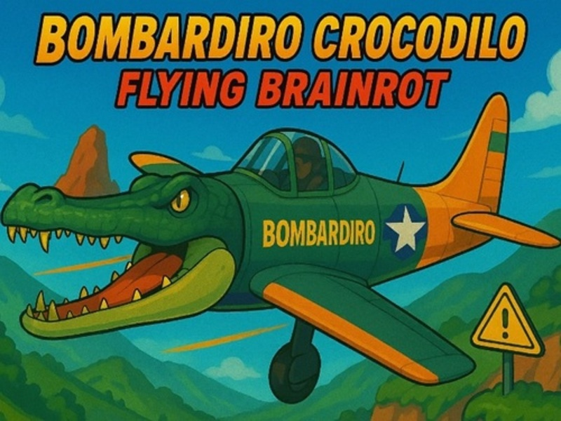 Spel Bombardiro Crocodilo Flying BrainRot på nätet
