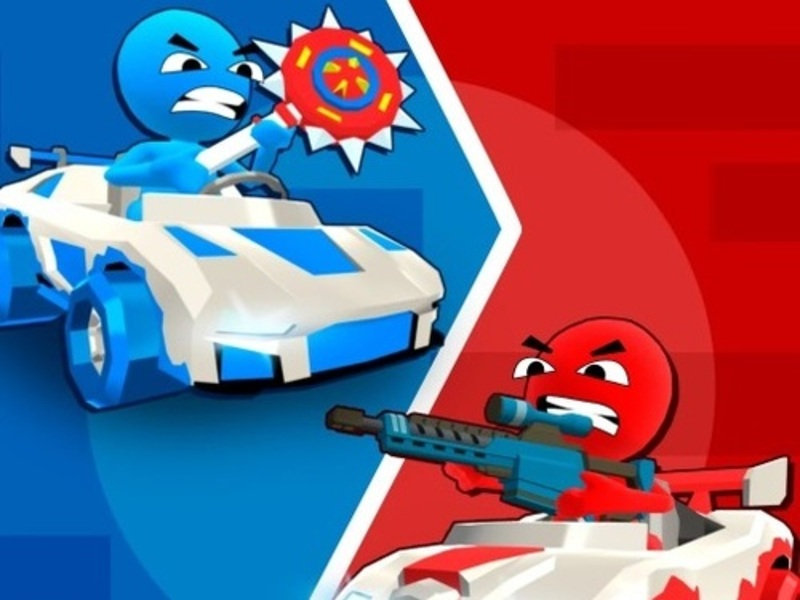 Spel Stickman Battle 1-4 spelare på nätet