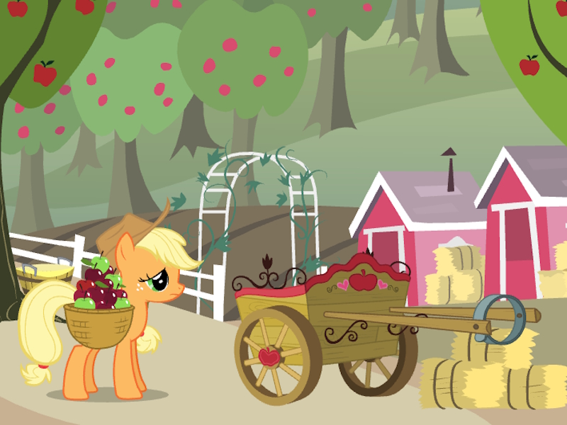 Spel My Little Pony Applejack's Apple Harvest på nätet