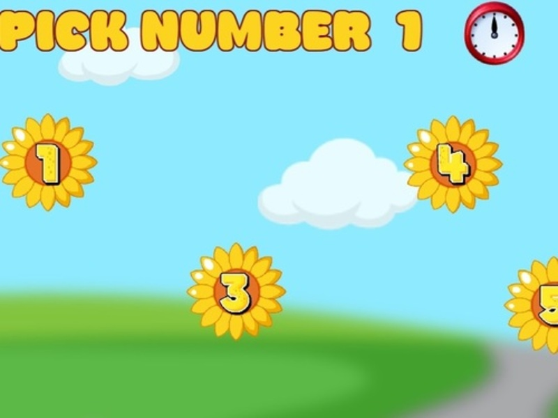 Spel Välj numret på nätet