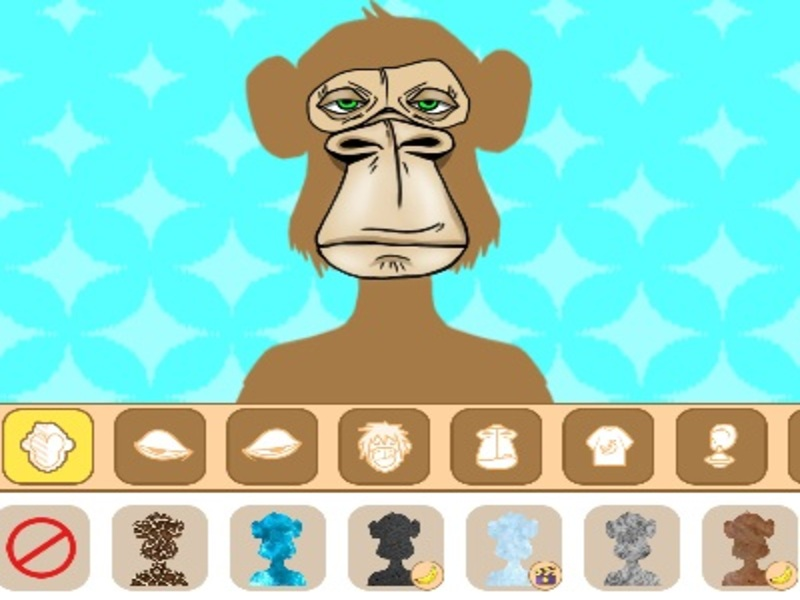 Spel Uttråkad apa art nft skapare på nätet